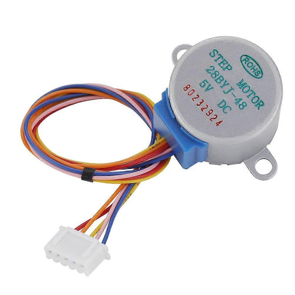 5V 4Phase Stepper Motor with 1/64 Gear Reduction, Low Noise, ULN2003 Compatible for DIY Projects