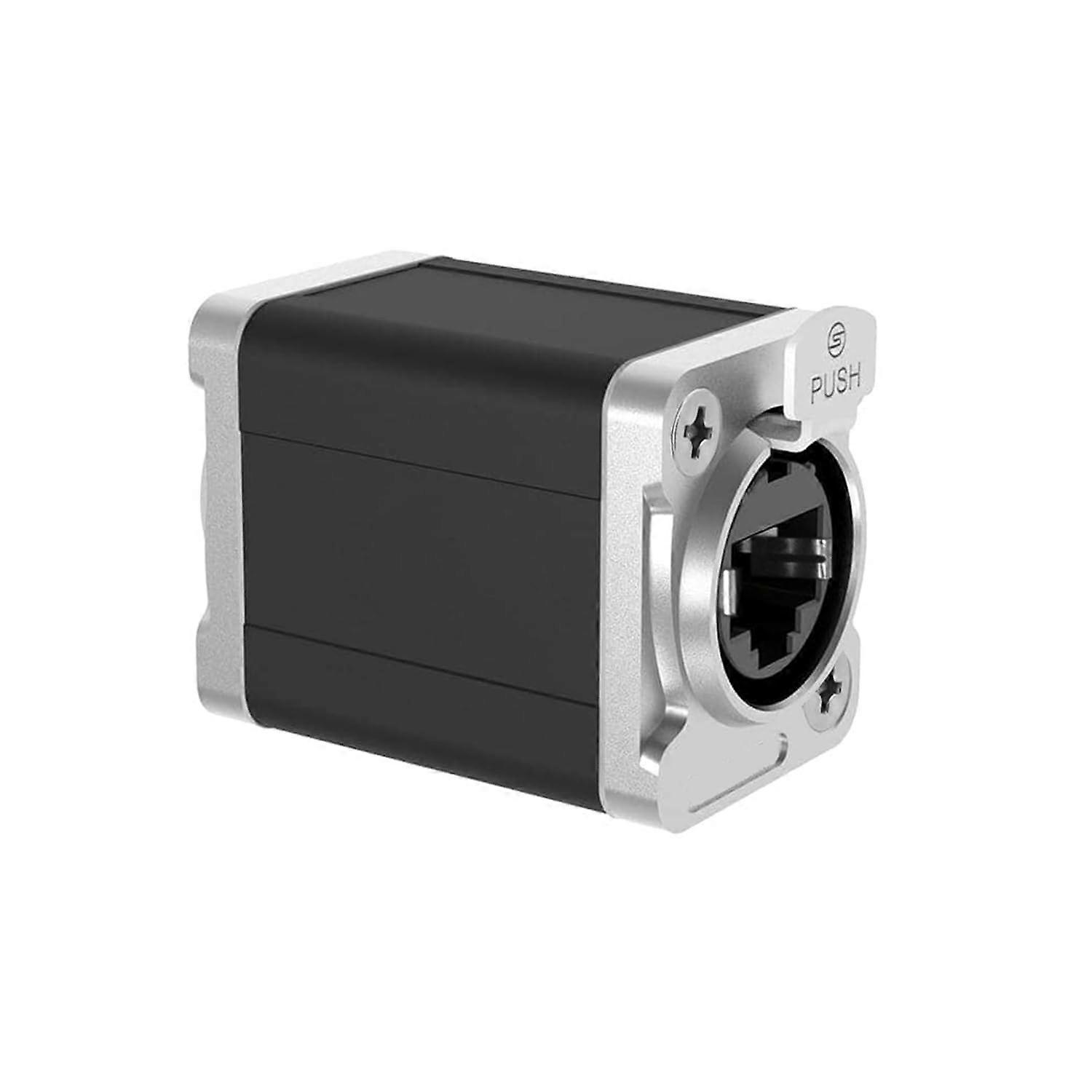 Ethernet Coupler with Secure Latch Lock for Easy Cat5/Cat6 RJ45 Cable Extension