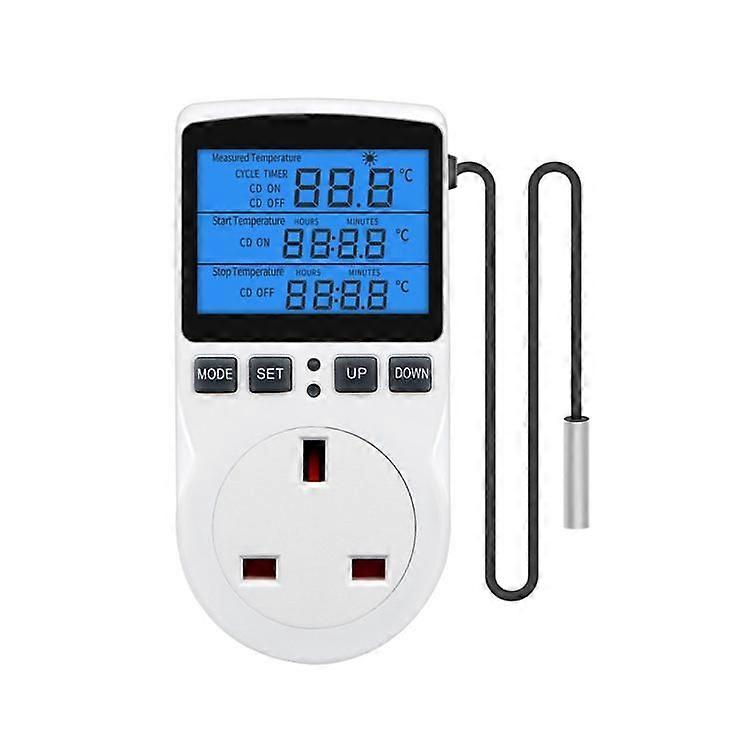 Backlight Smart Digital Thermostat Backlight UK Plug