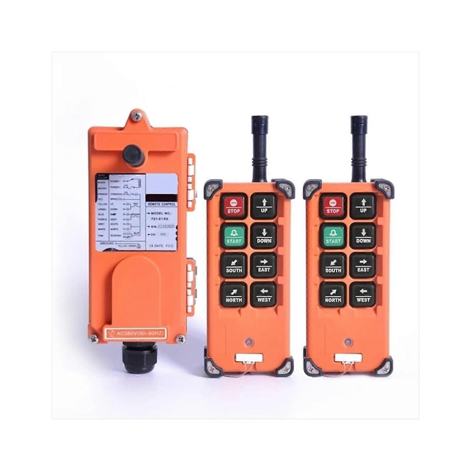 F21E1B Industrial Crane Remote Control 380V AC Single Speed Wireless Hoist Control System