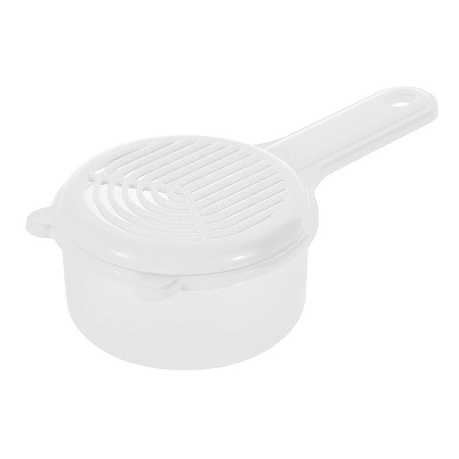 Fruit Strainer Basket with Handle for Fast Water Drainage and Secure Fruit Holding