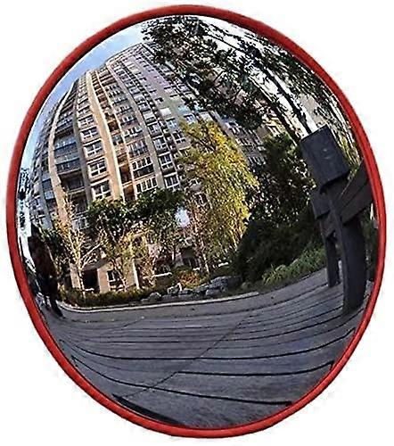 80cm Outdoor Convex Safety Mirror with Wide Angle Vision, AntiTheft, Impact Resistant for Traffic
