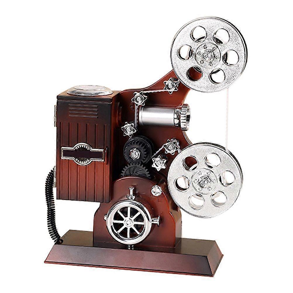 Projection Machine Shaped Musical Retro Musical Box Clockwork Music Box