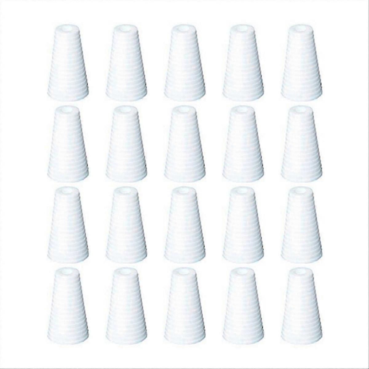 20PCS Blind Pull Cord Knobs White Blind Cord Holder White Pull Cord Pendants Downward End Window Bli