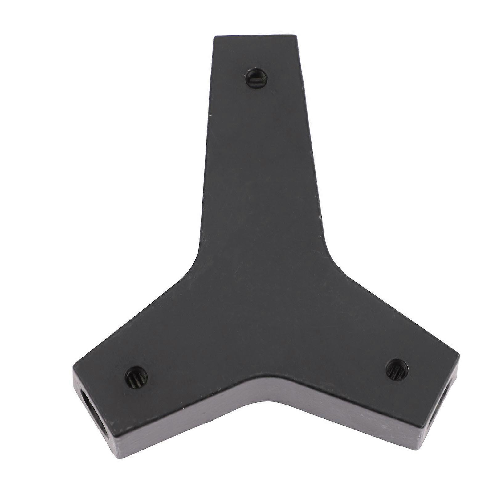 Black Metal Y Type Adapter for Ceiling Light Fixture Connector for DIY Use