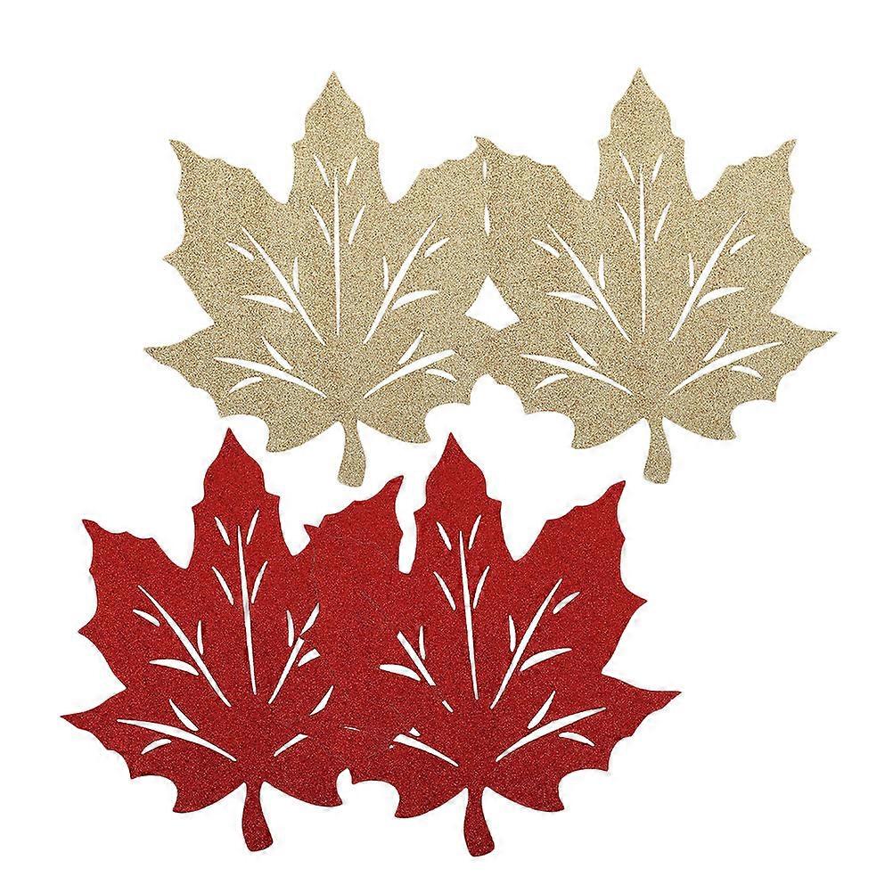 Autumn Leaf Place Mats for Thanksgiving Dinner 8Pcs