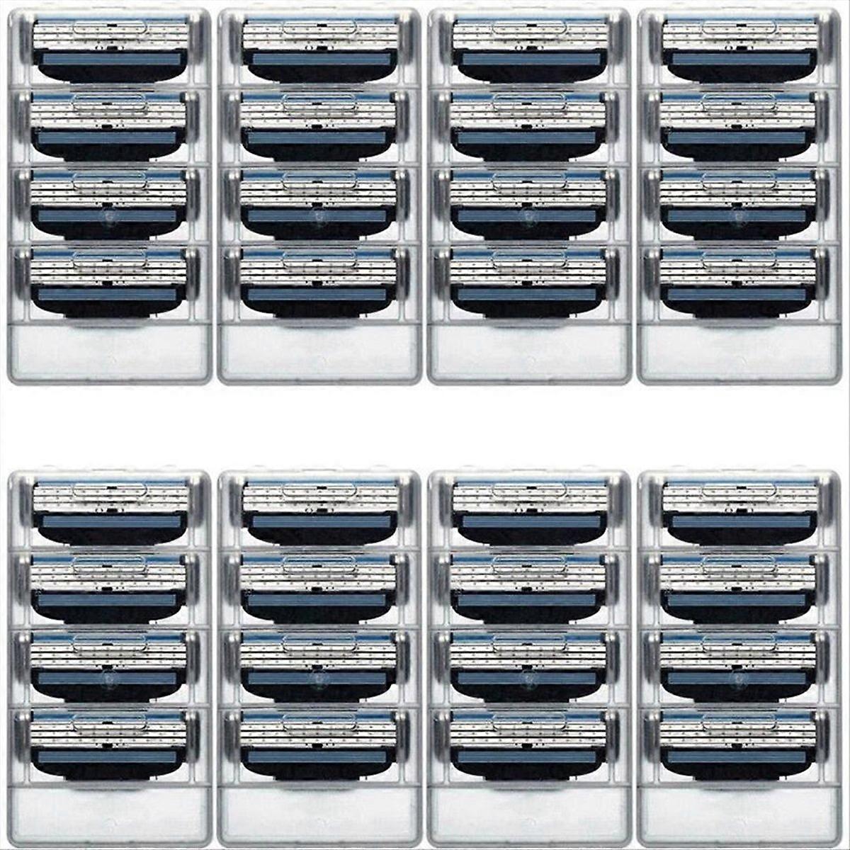 32PCS Blades Refills Manual Mach 3 Blades Refills
