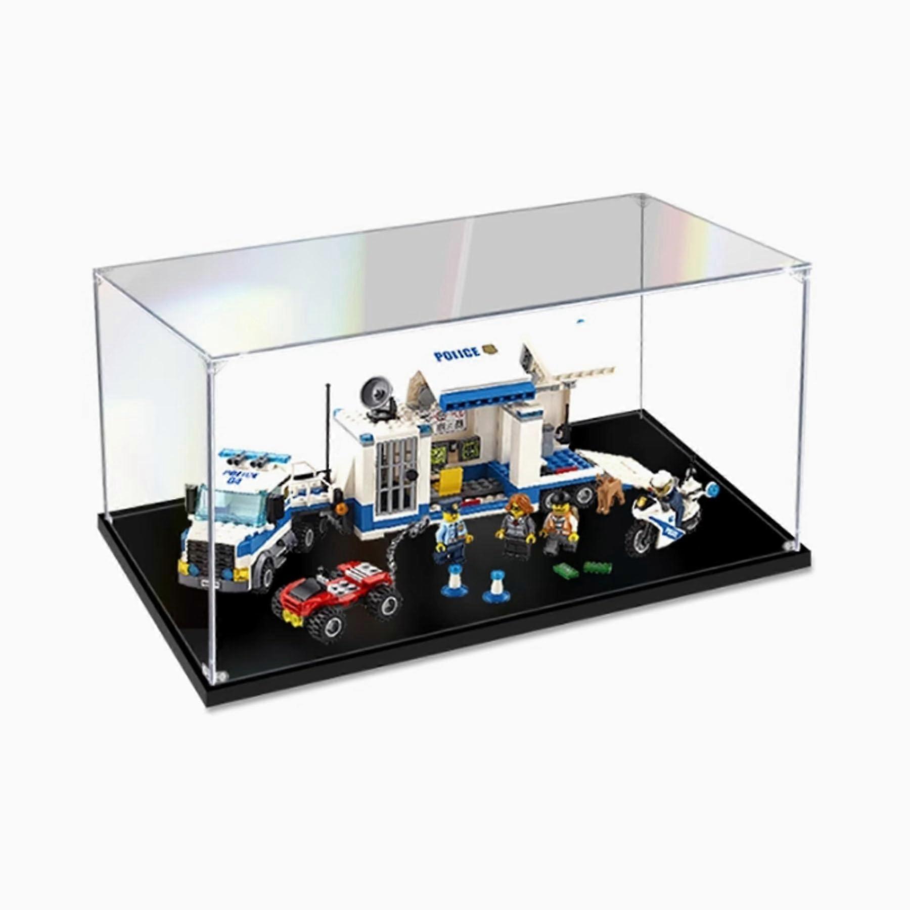 Display Case Acrylic Dustproof Clear Box for  60139 Mobile Command Center Easy Clean 2mm