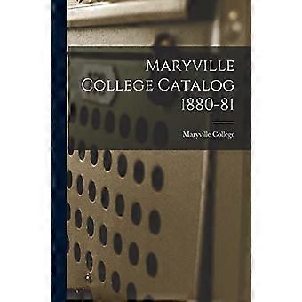 Maryville College Katalog 1880-81