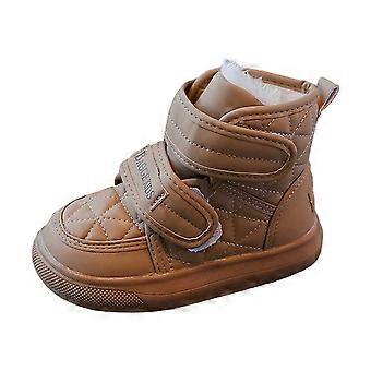 Bottes pour petites filles, bottes d'hiver isolantes et chaudes pour jouer dehors par temps froid, bottes pour petites filles, Z01 kaki, 11-11,5 ans