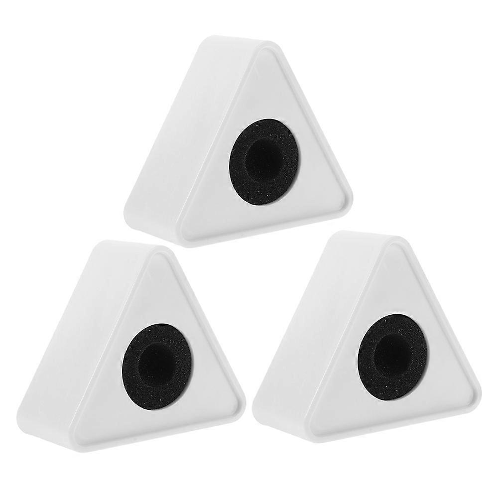 Microphone Flag Plastic Mic Logo for Interview Station Setup 6Pcs