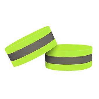 Fitas refletoras compatíveis com segurança para caminhadas noturnas, ciclismo e corrida.