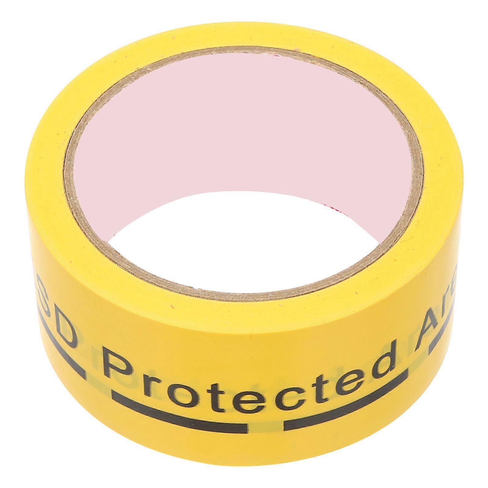 1 Roll Static Warning Tape Caution Sticker Self Adhesive Warning Decal