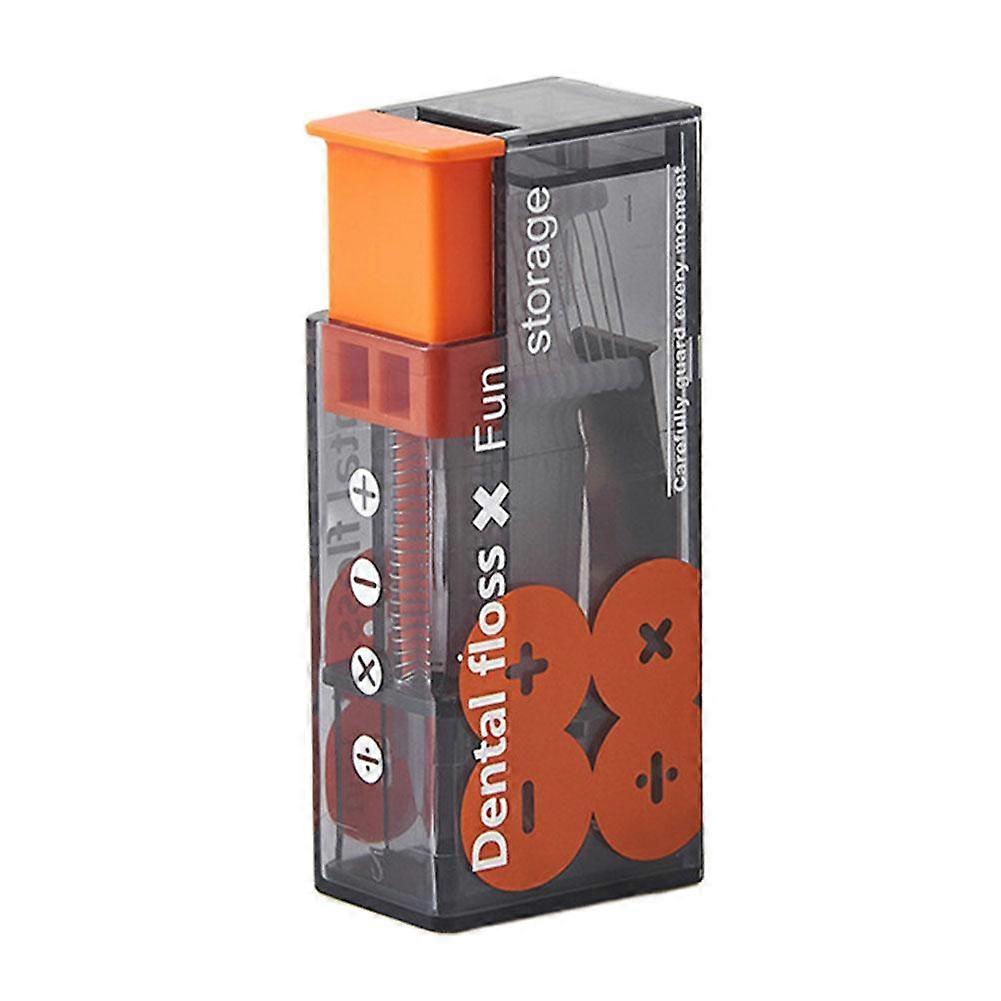 Portable Mini Dental Floss Storage Box and Toothpick