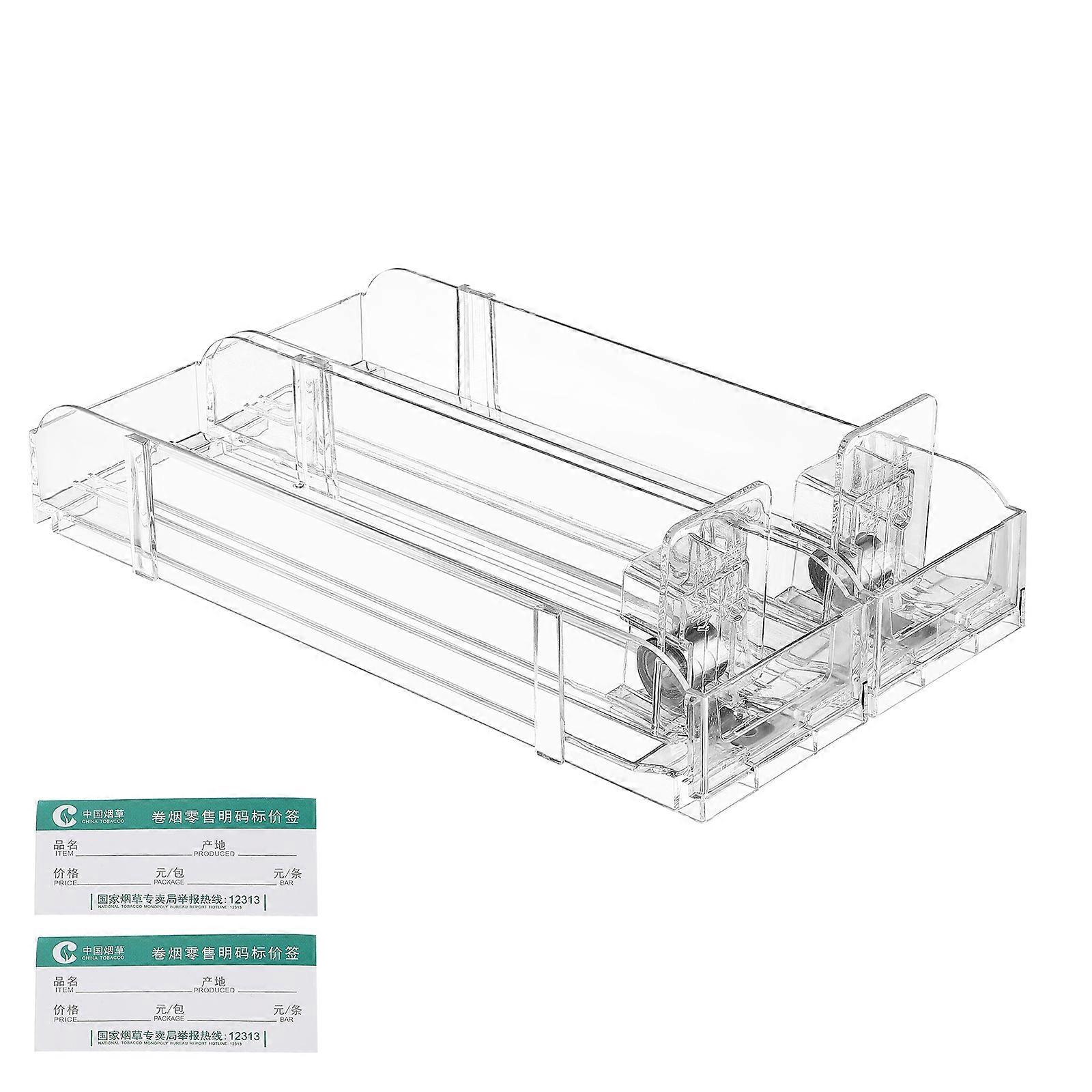 Auto Rack for Storage with Automatic Case 2Pcs Clear Design