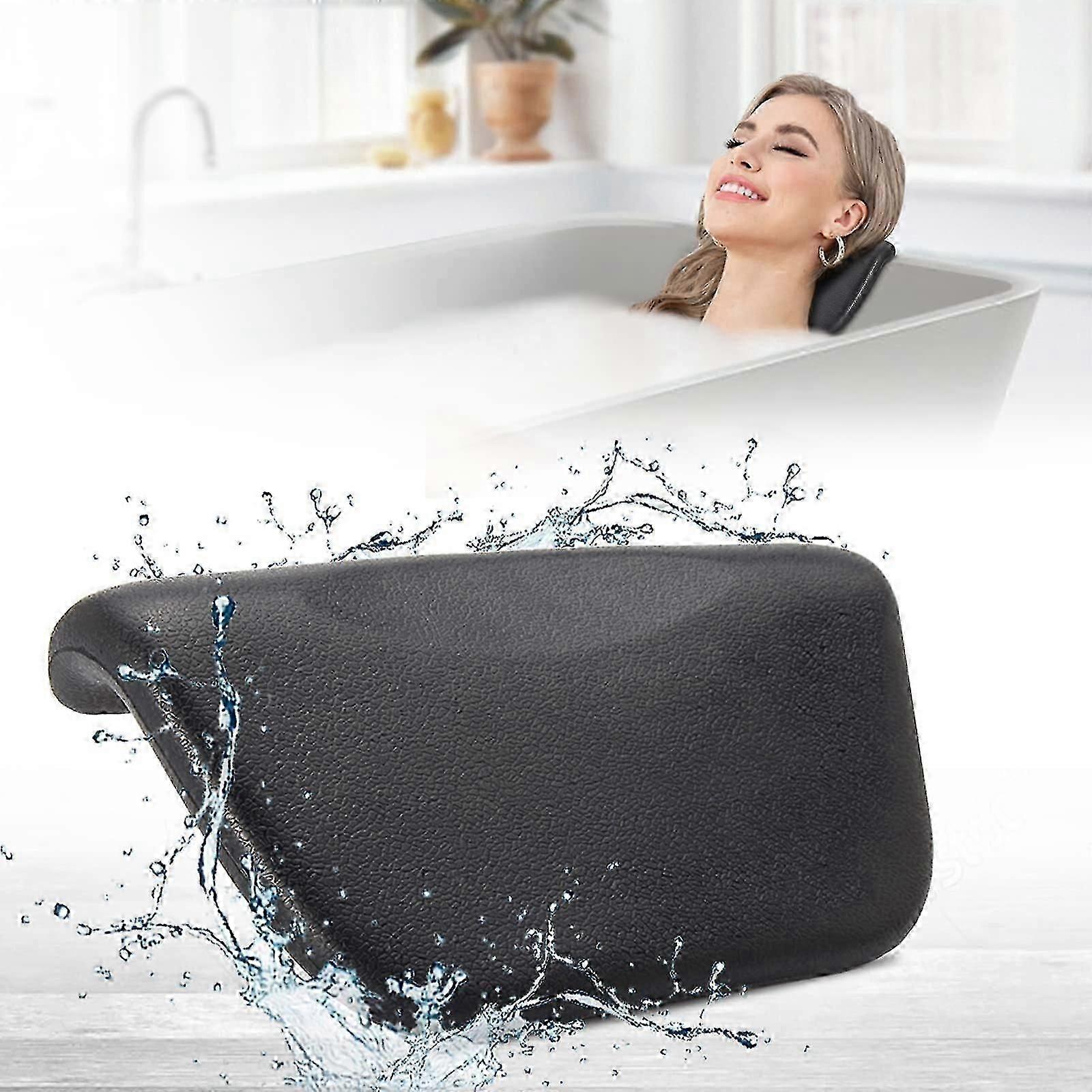 Waterproof Bath Pillow Quick Drying Head Support for Bathtub