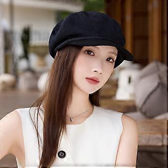 Retro-Baskenmütze im japanischen Stil für Damen, leichter und atmungsaktiver Sommerhut für Outdoor-Aktivitäten, schmeichelhafter und sonnenschützender Hut.
