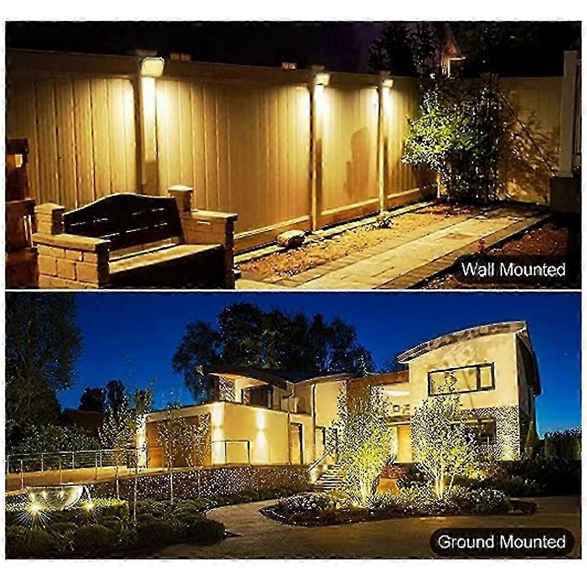 4-Pack Low Voltage Landscape Lights, Waterproof Garden Lighting