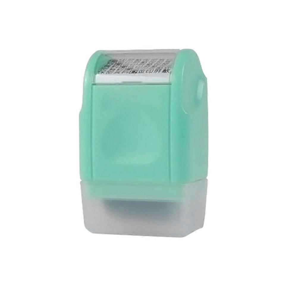 Messy Code Stamp Mini Roller Stamp for Privacy Protection Light Green