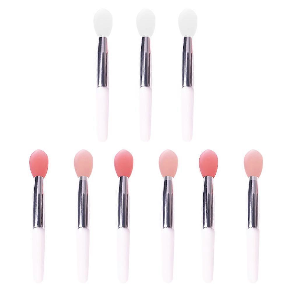 Silicone Lip Brush Makeup Tool for Precise Lip Application 9Pcs Set