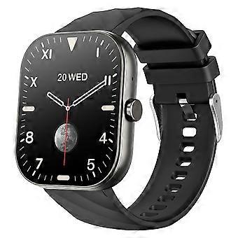 D02 Smart Watch 2.01 Inch Touch Screen Bluetooth-compatible Call Heart Rate SpO2 IP68 Waterproof Sports Monitor Watch