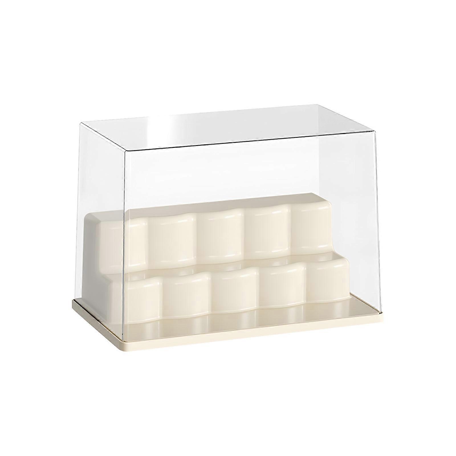 Creative Step Pattern Display For Artistic Projects Large Capacity ABS Storage Solution even Multicolor