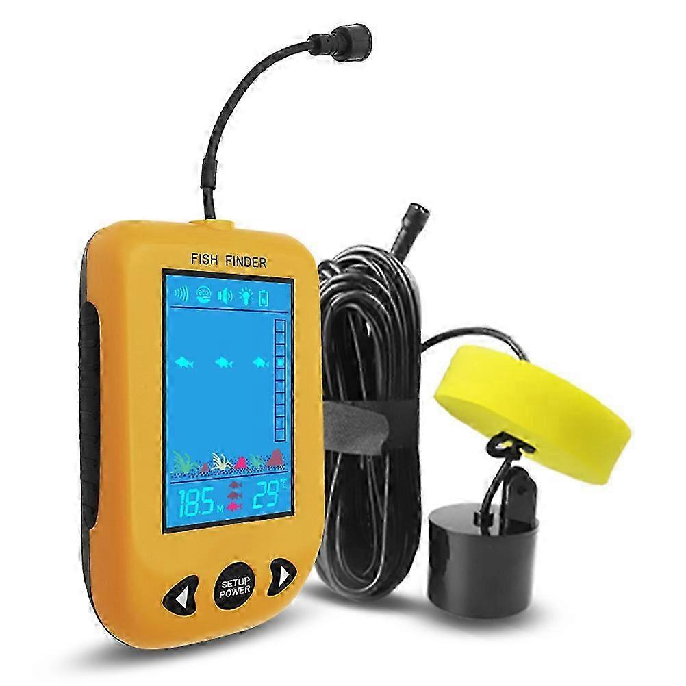 Draagbare Sonar Fish Finder Depth Finder Handheld Ice Fish Finder met Kleurrijk LCD-scherm voor buitenvissen