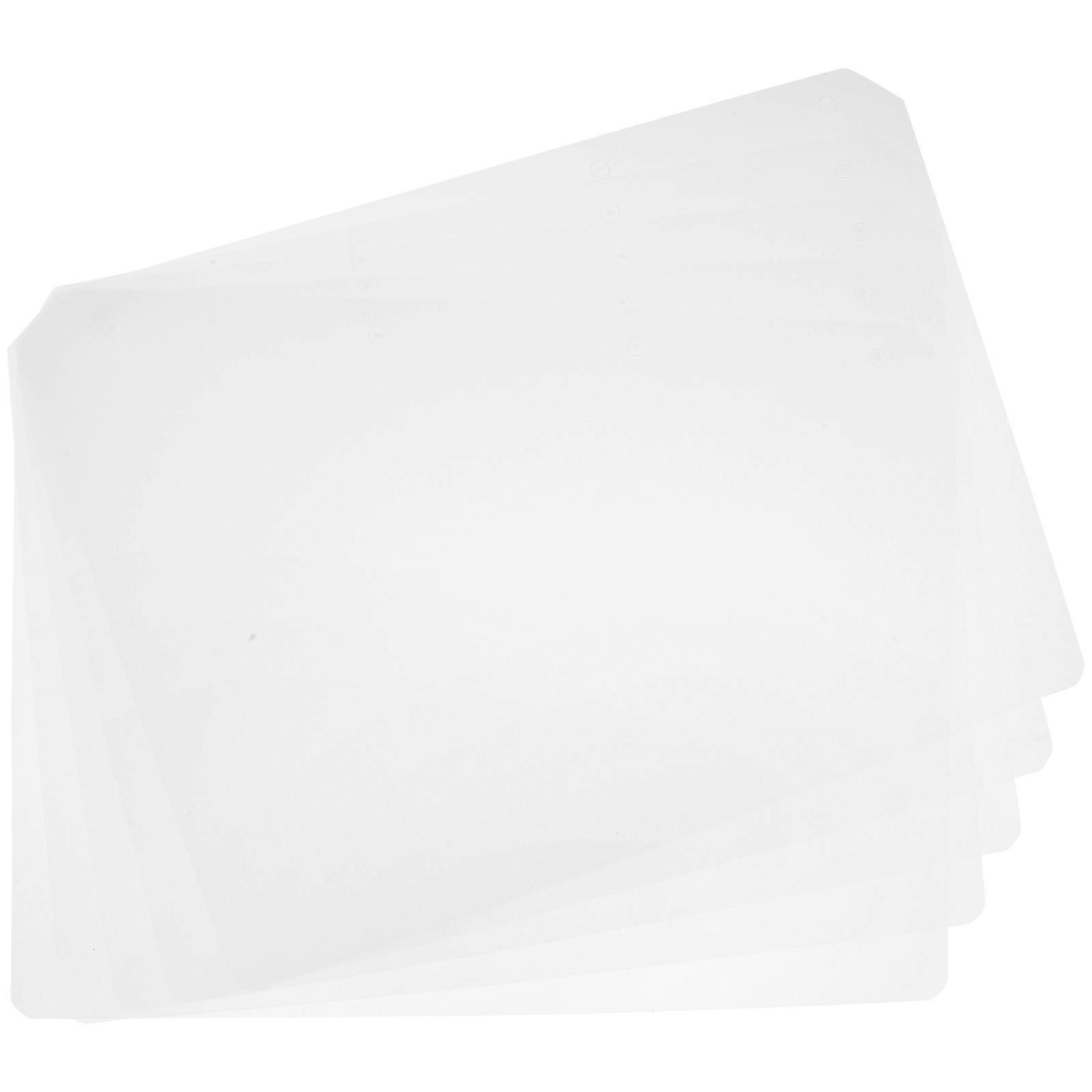 Notebook Tab Page PP Binder Dividers for Document Sorting 5Pcs Set