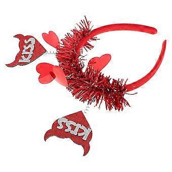 Valentine Day Heart Headband for Wedding Holiday Costume