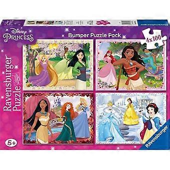 Puzzle Ravensburger Princesse Disney - 4 x 100 pièces