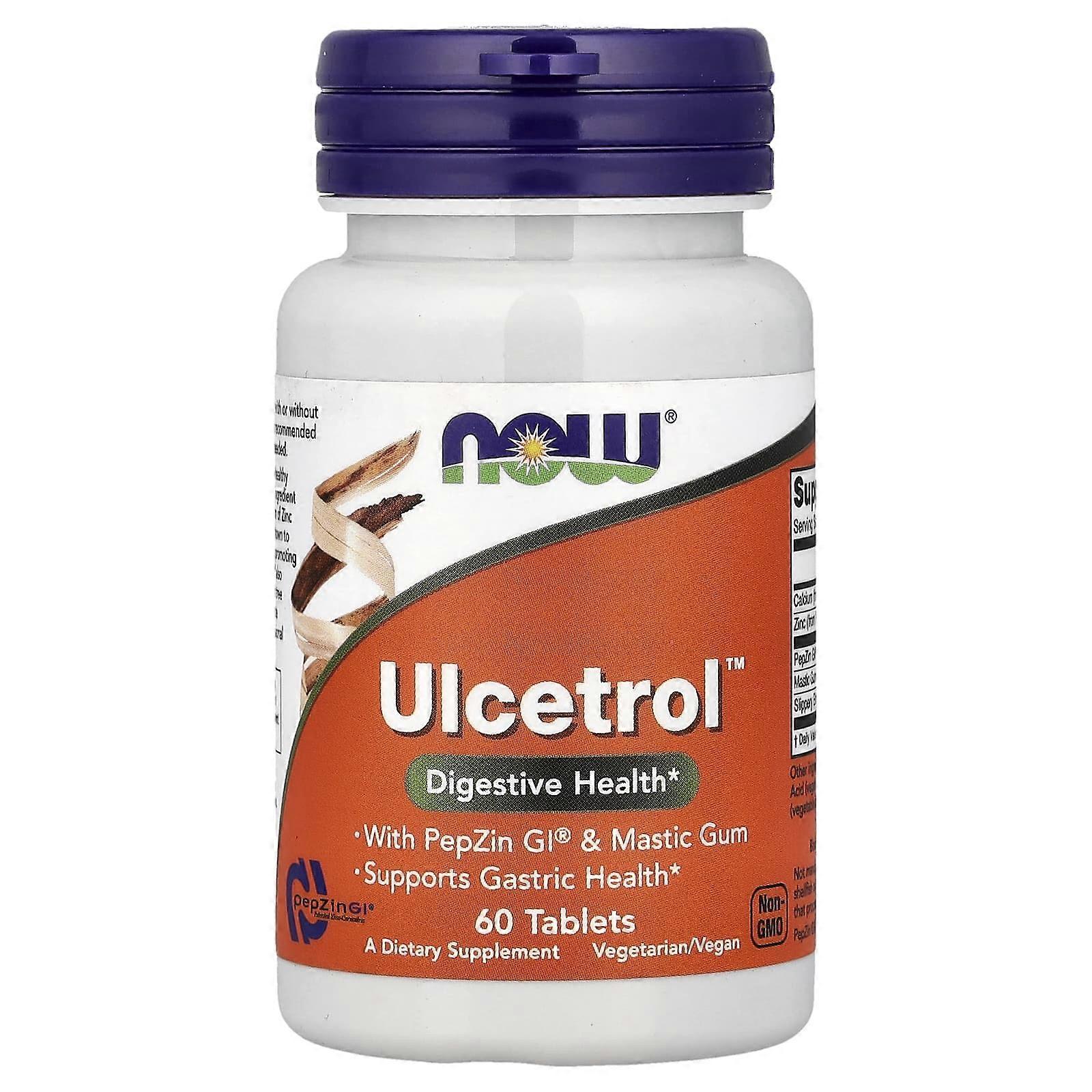NOW Foods, Ulcetrol™, 60 comprimidos