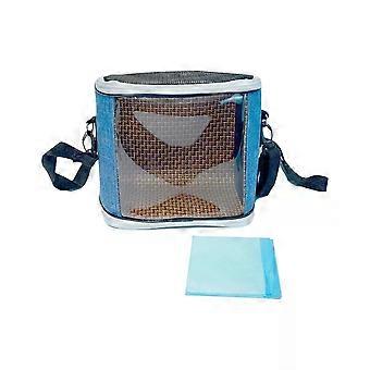 Parrot and Small Animal Carrying Backpack - Transparent Mesh Travel Cage,5716