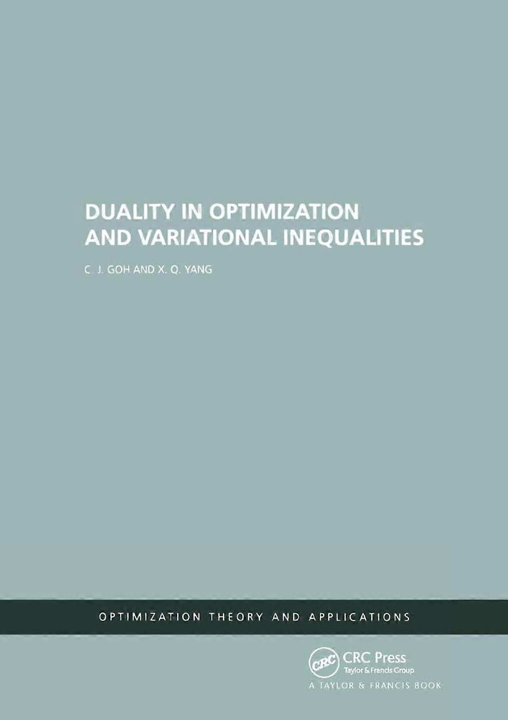 Duality in optimization and variational inequalities