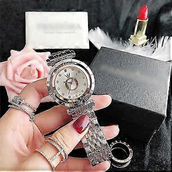 Rose Gold tussen zilveren dames horloge legering diamanten dagelijkse business wear matching verjaardag surpr
