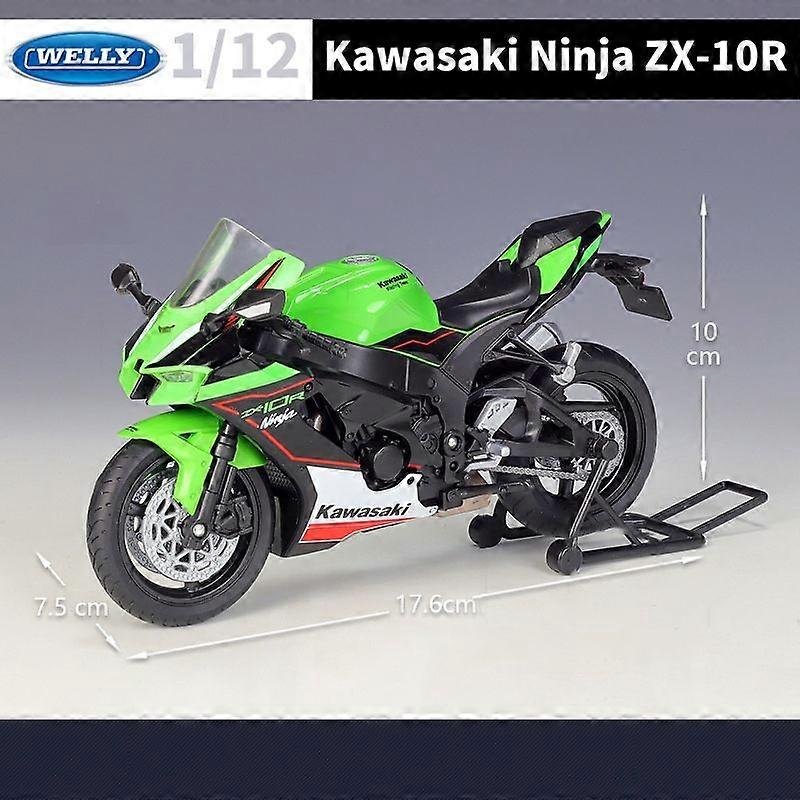 1/12カワサキ忍者ZX10Rオートバイモデルおもちゃ車両コレクション