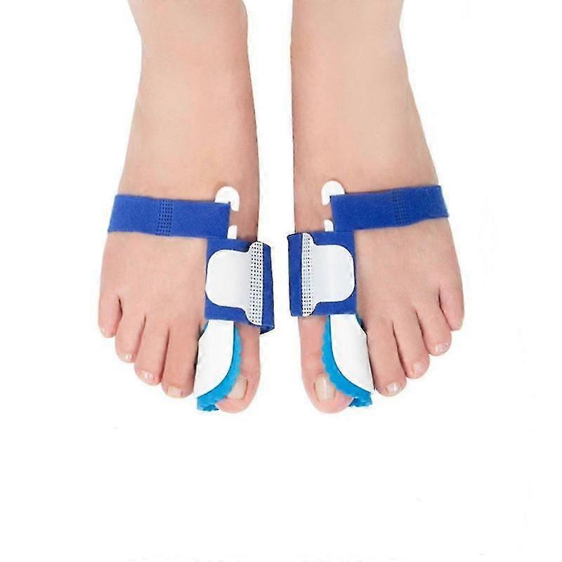 Comfortable Hallux Valgus Corrector with Adjustable Strap, Three-Point Pressure System, Day and Night Use, 2 Pack
