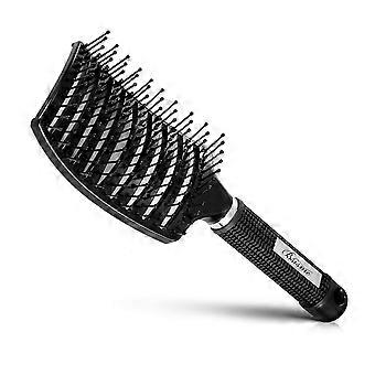 Haarbürste, gebogene belüftete Bürste schnelleres Föhnen, professionelle gebogene Vent-Styling-Haarbürsten für Frauen, Männer, Paddel-Entwirrungsbürste für nasses Trocknen 