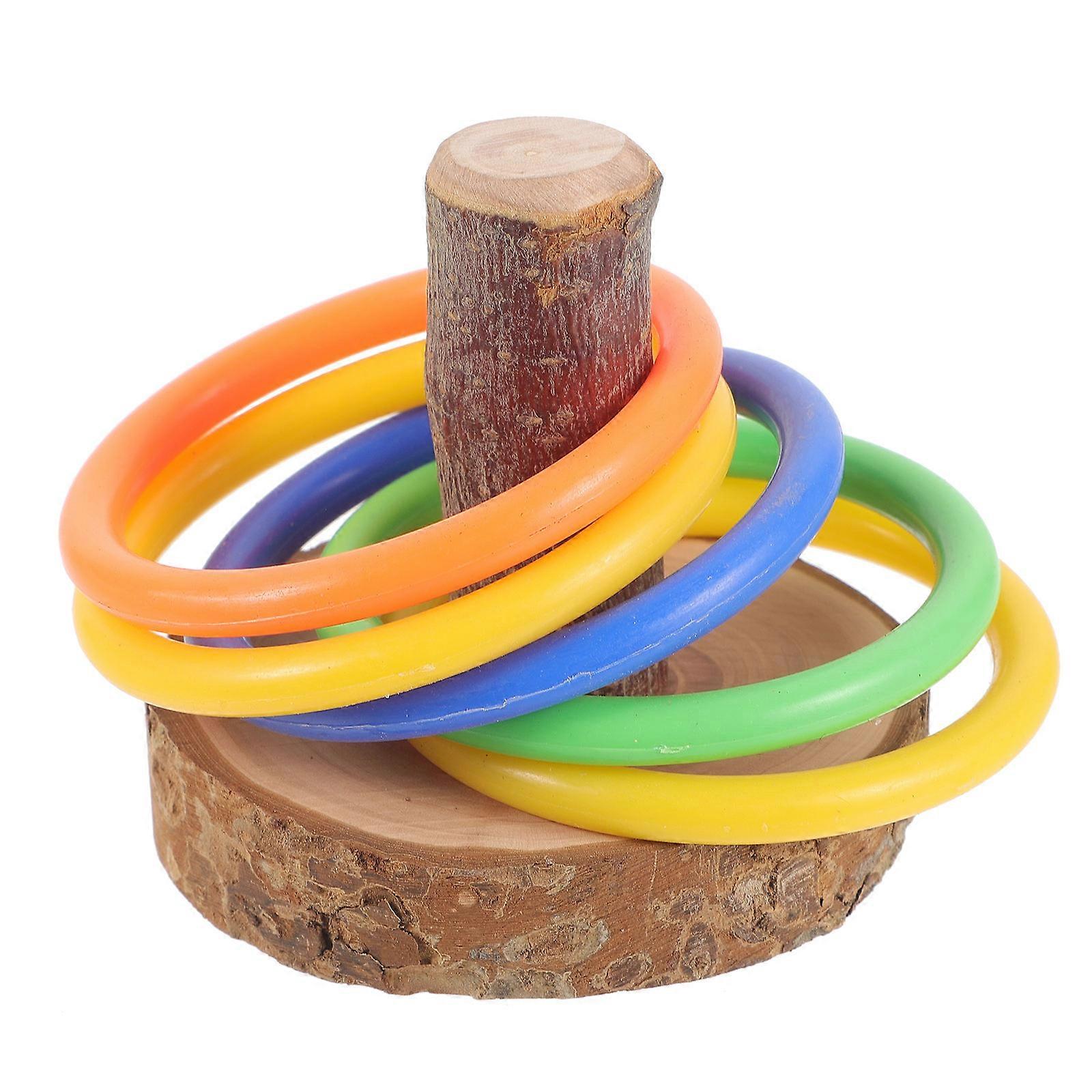 Bird Ring Toy Parakeet Training Toy for Intelligence 3Sets