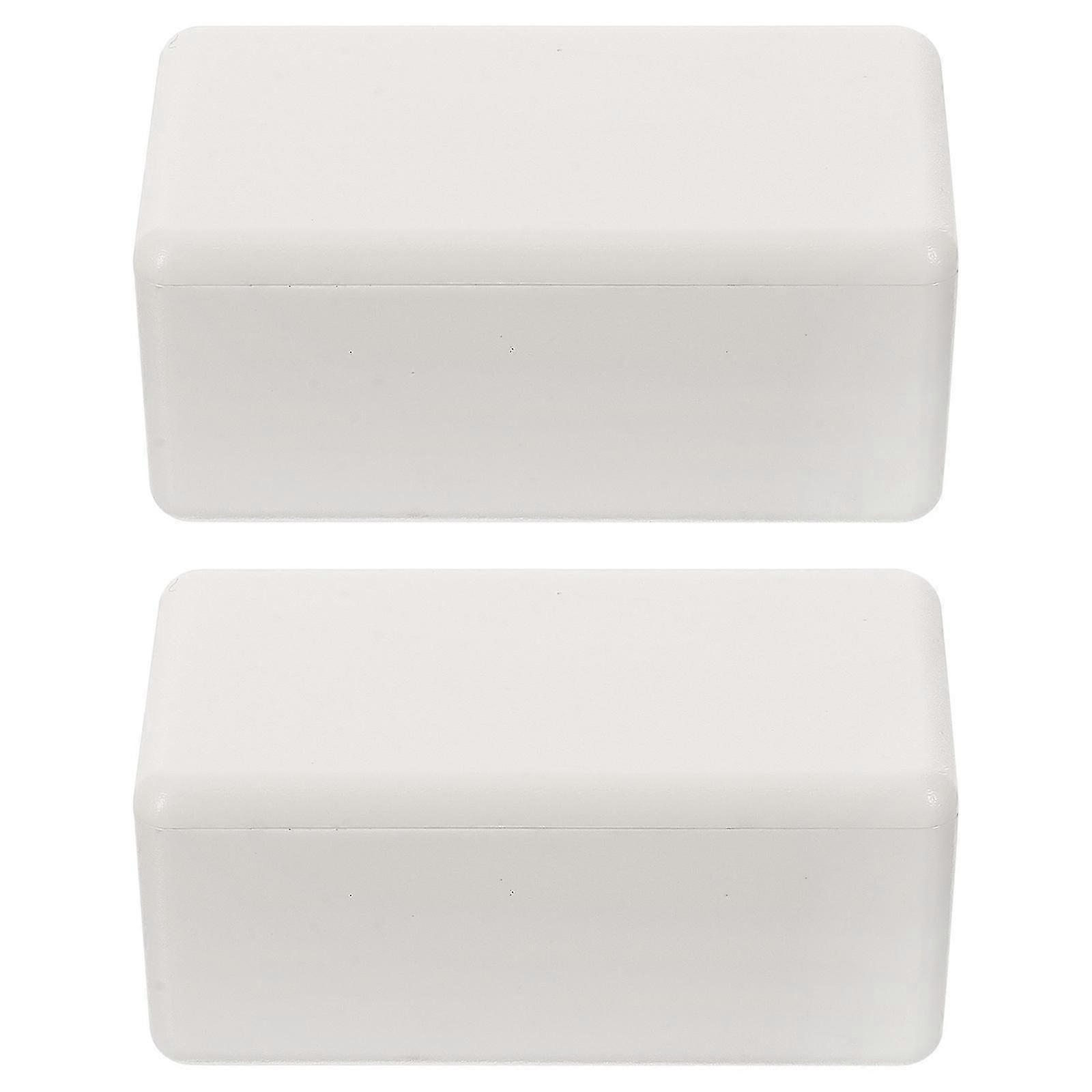 Rectangular Plastic Project Case For Electronics Enthusiasts 6.00X3.50X2.50cm Easy Installation 2Pcs