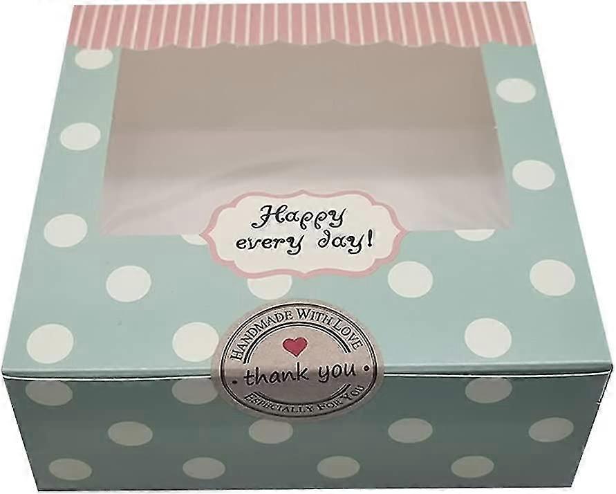 18 Pcs Paper Cake Box Set 5 Inch