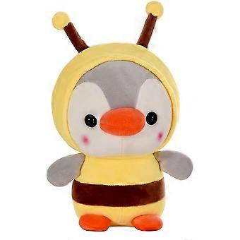 ALittle Penguin Stuffed Animal Dressed in Frog Bee Costume Soft for Kids Penguin Soft Toy for Boys and Girls Birthd [XR]