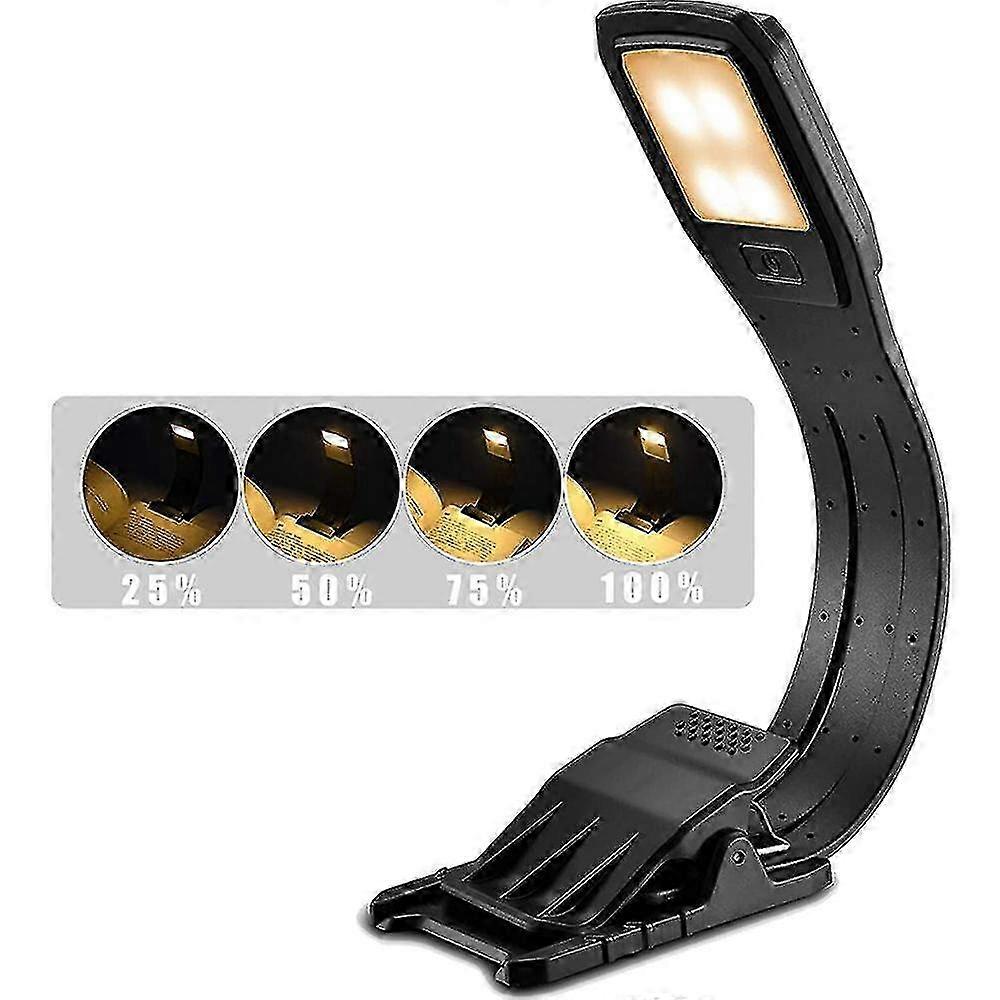 Reading Lamp Book Clamp, Usb Rechargeable