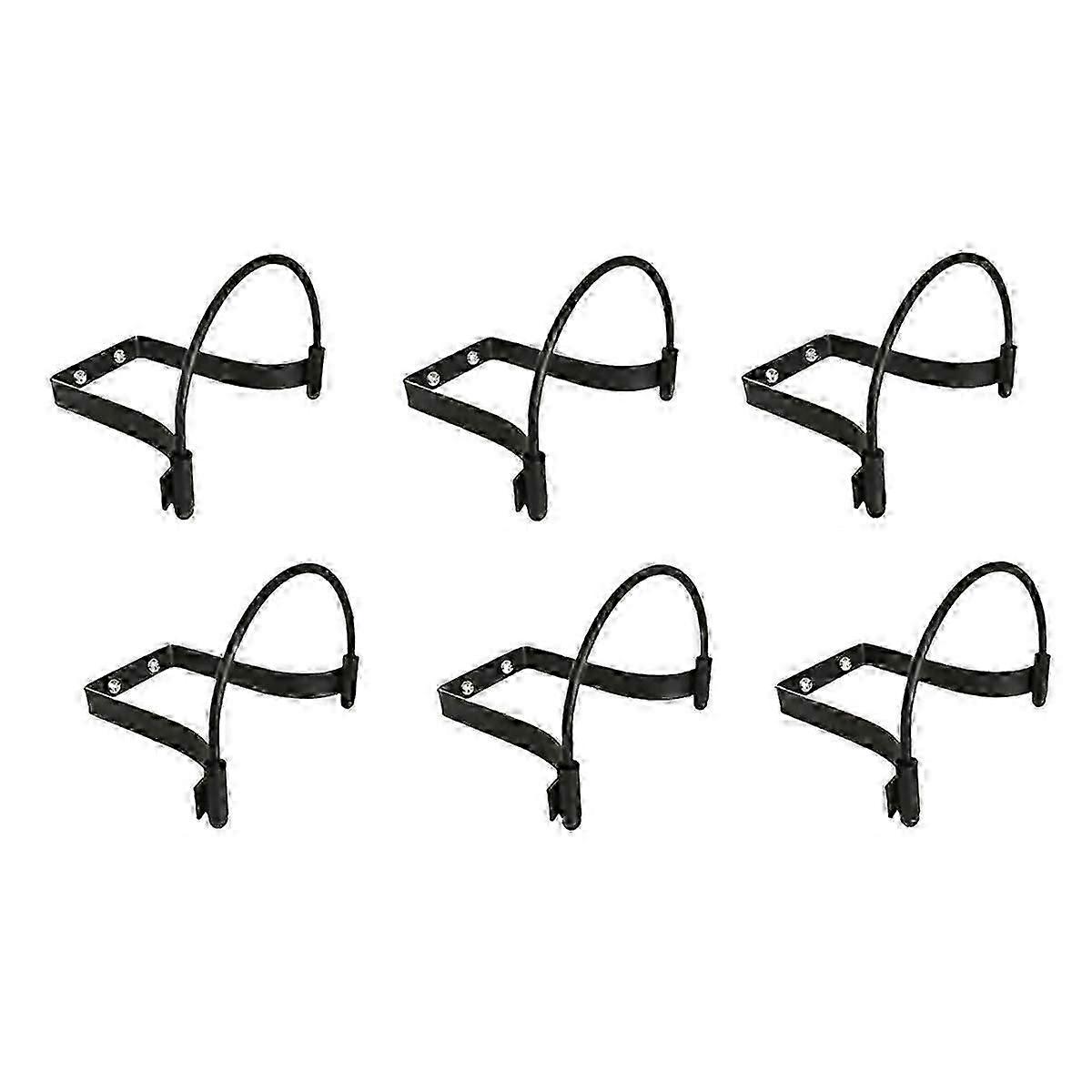 6PCS cowboy hat hooks wall mount storage display rack