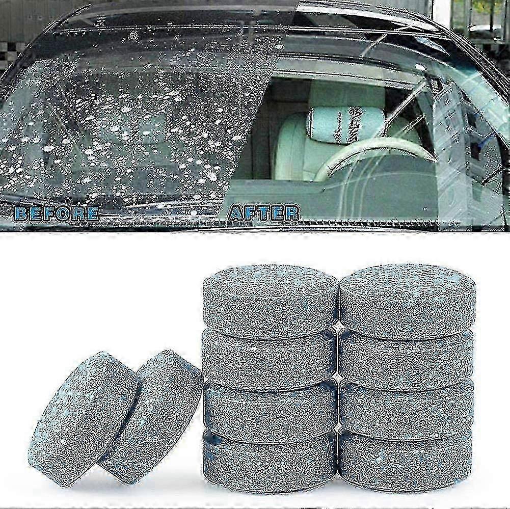 50/100pcs Windshield Washer Fluid, Concentrated Windscreen Washer Tablets Solid Wiper Glass Solid Washer Fluid-Yvan