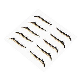 Eye Makeup Stick on Eyeliner Glitter Stickers for Party 25Pairs