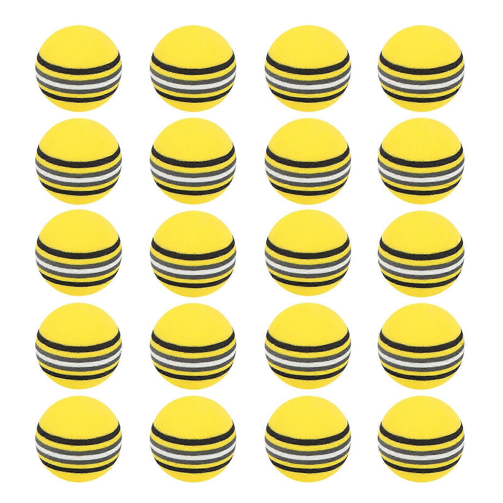 Yellow Training Ball 25Pcs Indoor Practice Ball Set