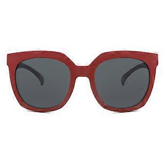 Lunettes de soleil carrées rouges à monture complète pour femme Adidas Originals AOR008 053.021, originales