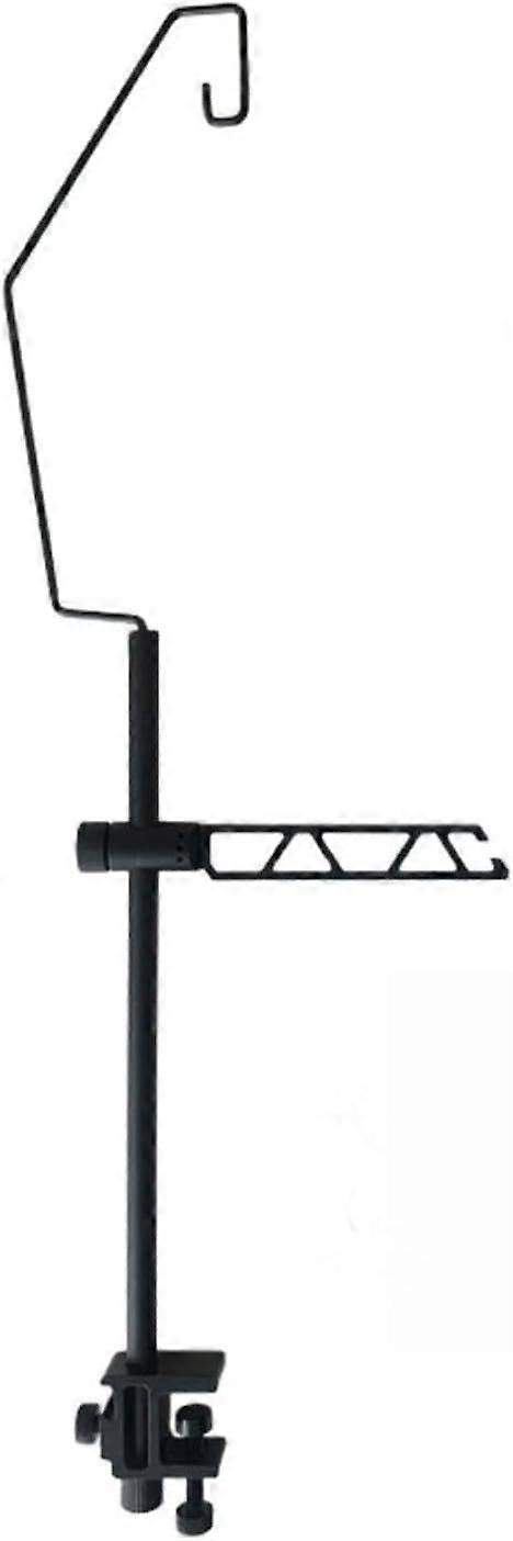 Adjustable Camping Light Stand Aluminum Lantern Pole with Table Clamp Set