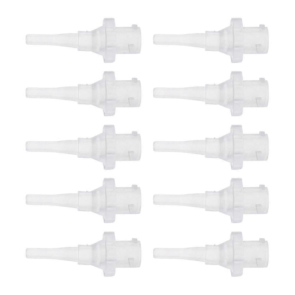 10Pcs White Ear Washer Disposable Tips for Safe Ear Cleaning Tools