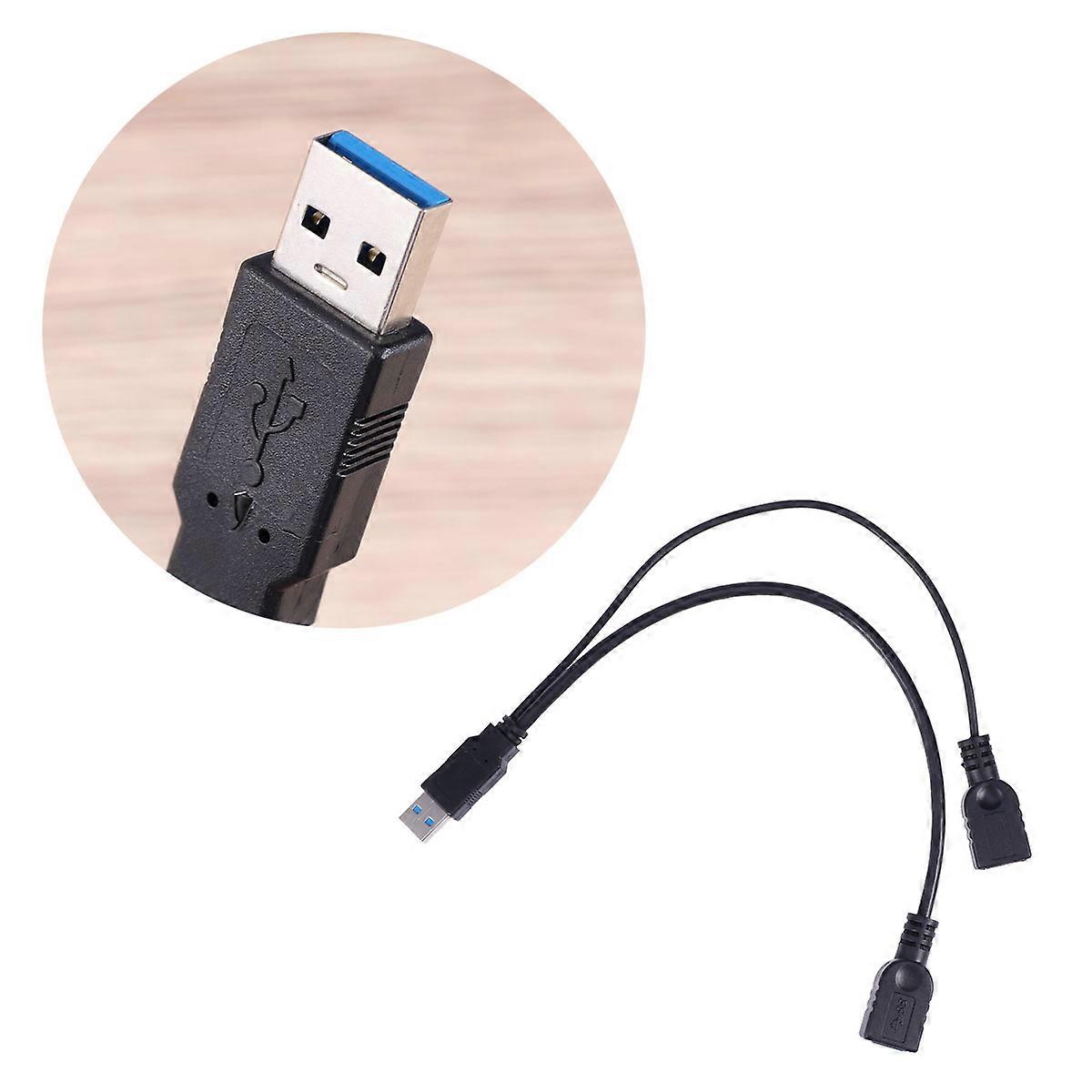 Micro USB Data Cable 2 in 1 Hub Adapter Cable for Data Transfer